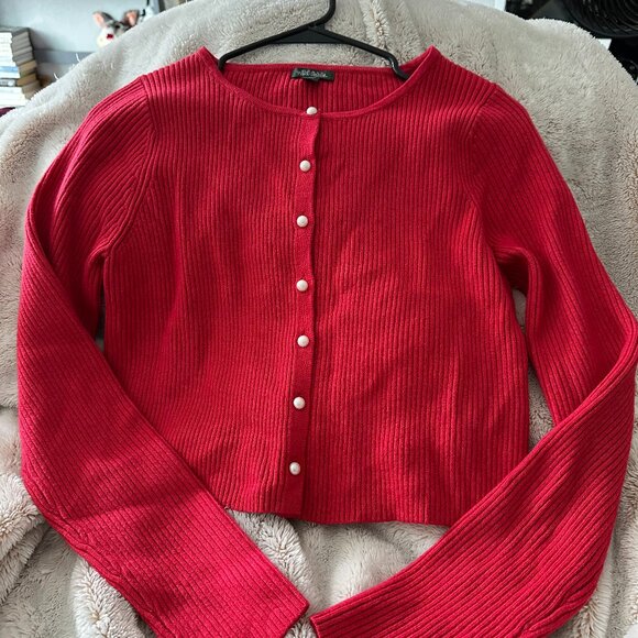 Wild Fable Ribbed Button-up Cardigan - Picture 1 of 3